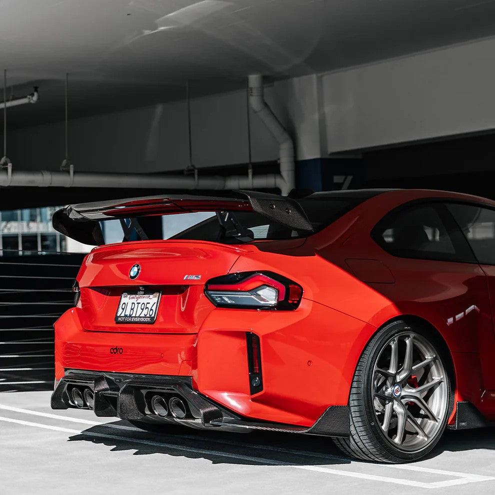 Adro BMW G87 M2 Carbon AT-R3 Swan Neck Achtervleugel