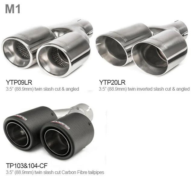 COBRA  "M3 Style" Rear Exhaust for BMW 320i & 330i M-Sport G20/G21 (2019+)