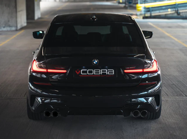 COBRA  "M3 Style" Rear Exhaust for BMW 320i & 330i M-Sport G20/G21 (2019+)