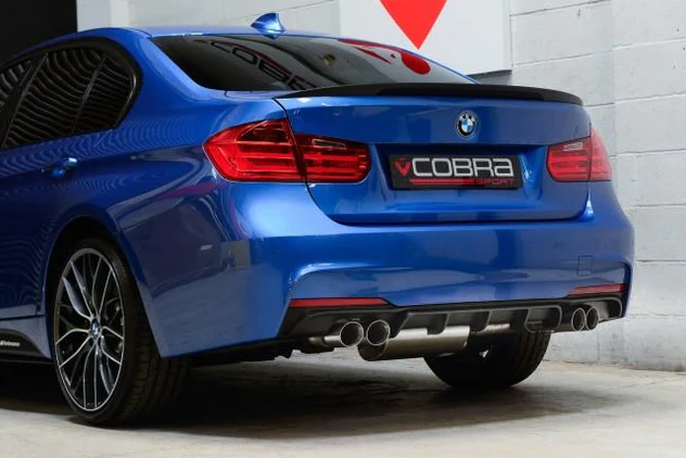COBRA BMW 320i (F30 LCI/F31 LCI) (2011-19) Quad Exit M3 Style Performance Exhaust Conversion