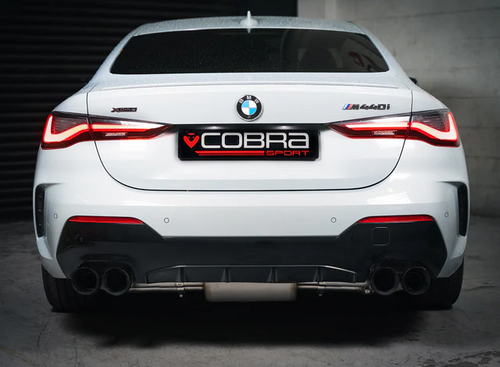 COBRA BMW M340i/M440i (G20/G22) (19>) (UK/EU) Valved Quad Exit GPF/PPF Back Performance Exhaust