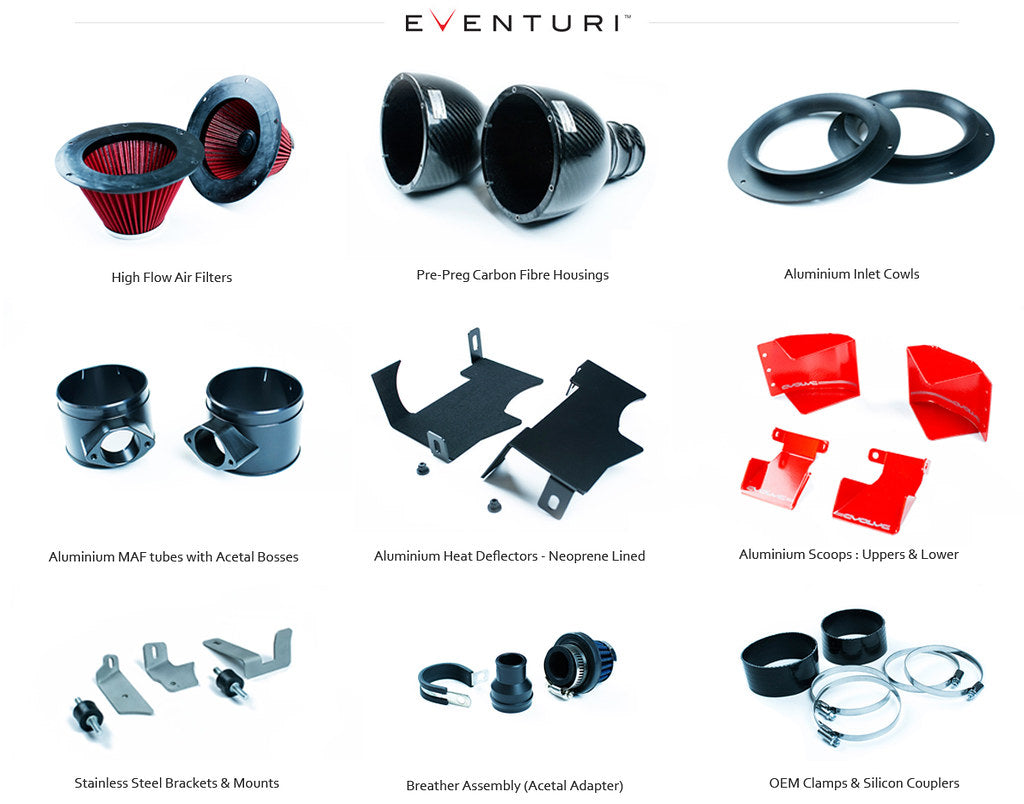 Eventuri BMW E6X M5/M6 Version 2 Black Carbon intake