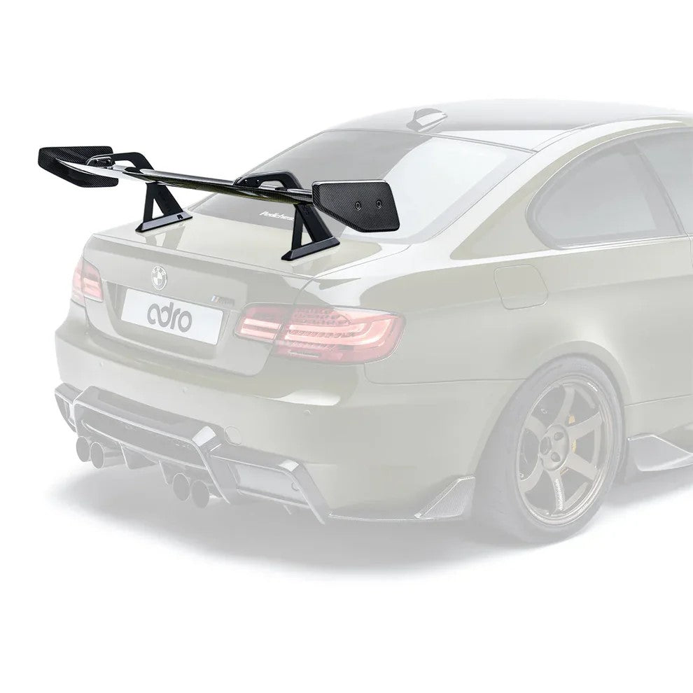 Adro BMW E9X M3 Carbon AT-R1 Swan Neck Achtervleugel