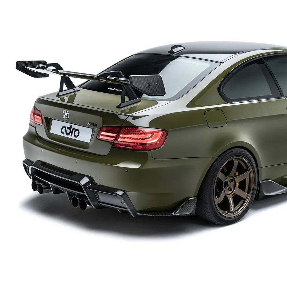 Adro BMW E9X M3 Carbon AT-R1 Swan Neck Achtervleugel