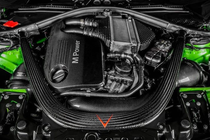 Eventuri BMW F8X M3/M4 V2 Full Black Carbon intake with SEALED Carbon ducts