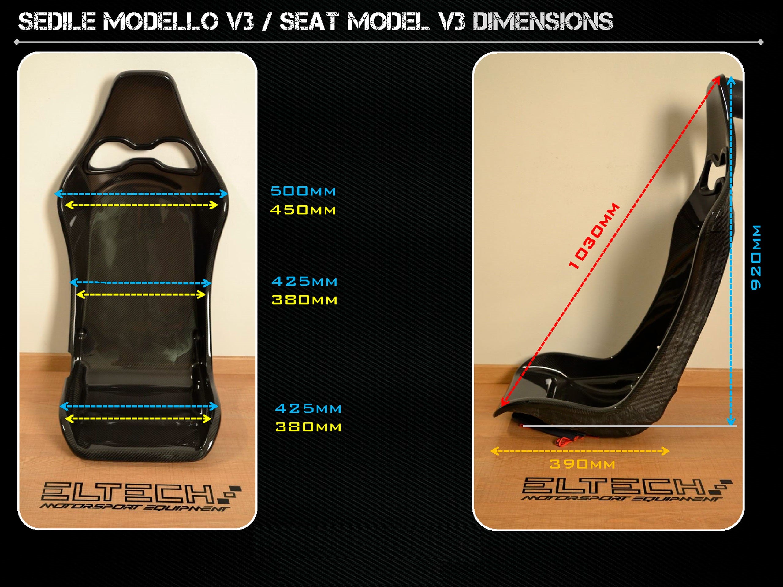 Eltech Italia V3 Stoel