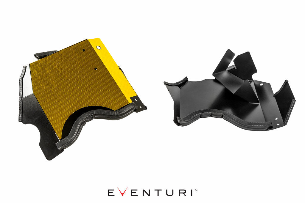 Eventuri BMW F9X M5/M8 Black Carbon intake with shrouds