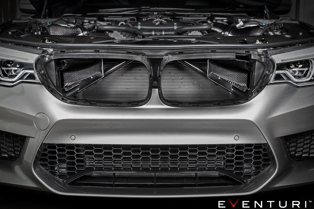 Eventuri BMW F9X M5/M8 Black Carbon intake with shrouds