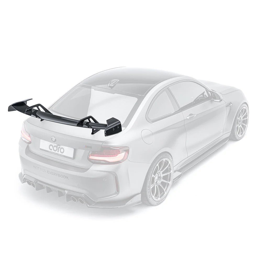 Adro BMW F87 M2 Carbon AT-R1 Swan Neck Achtervleugel