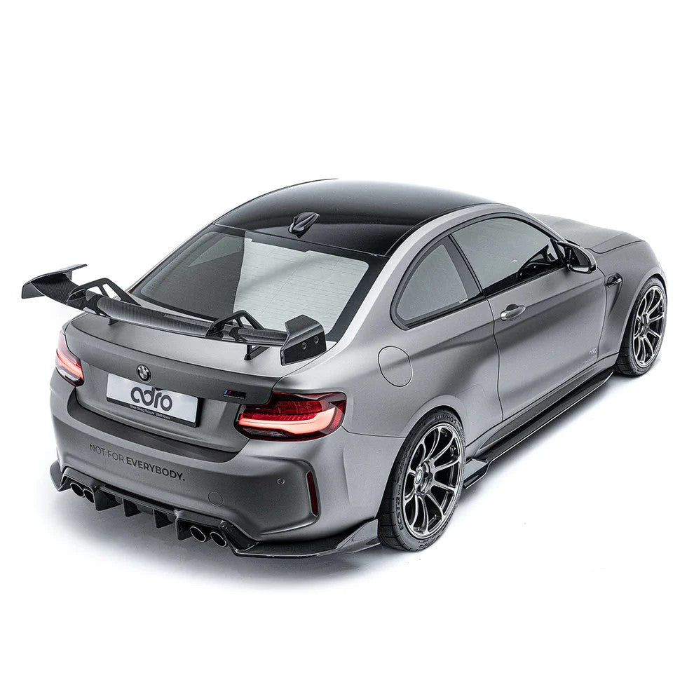 Adro BMW F87 M2 Carbon AT-R1 Swan Neck Achtervleugel