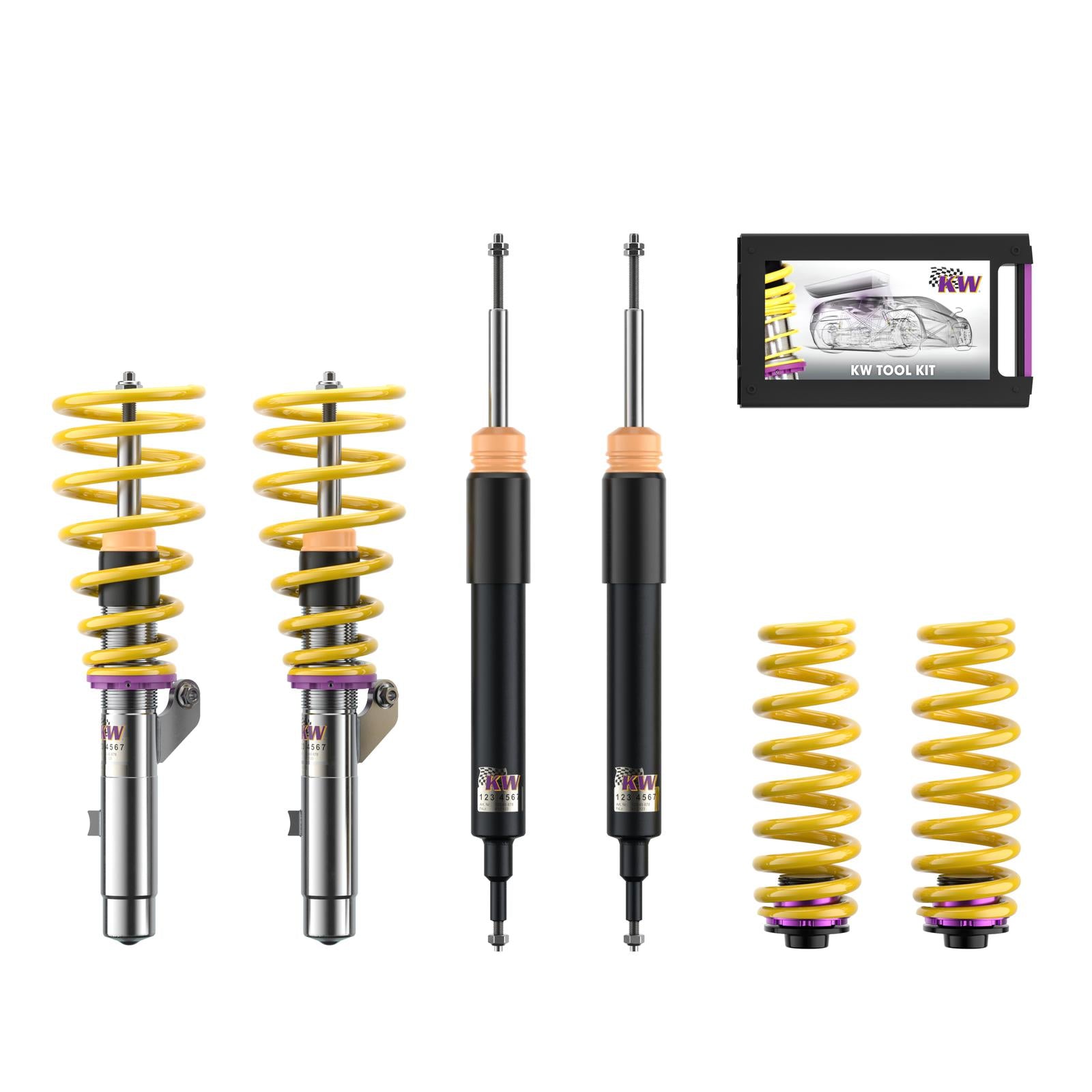 KW V2 Comfort Schroefset BMW E90