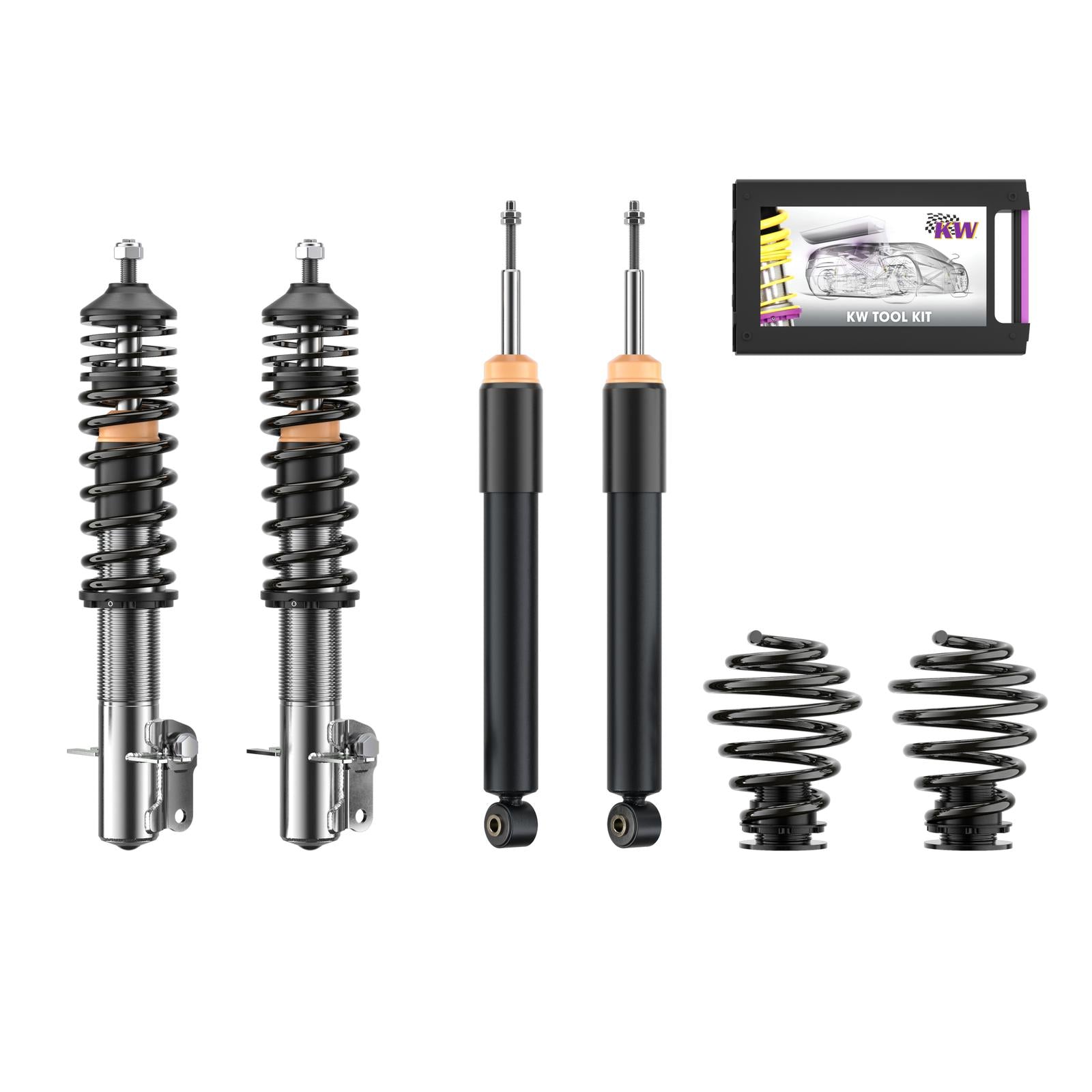 KW V1 Black Edition Schroefset BMW E36 (M3)