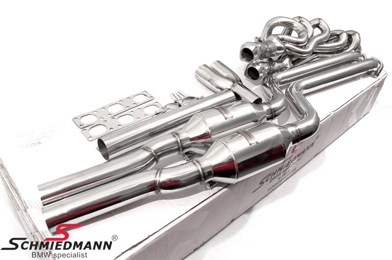 Schmiedmann uitlaatsysteem M52/M54 inclusief 300-cells Euro3D4